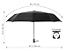 Automatic Travel Umbrella with Auto Open Close (Black)