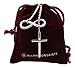 All Patron Saints Infinity Cross Necklace Sterling Silver With Gift Set