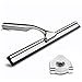 Freyry Shower Squeegee, Stainless Steel Squeegee Shower Cleaner for Shower Doors, Bathroom, Window and Car Glass, 10 Inches