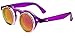 Round Flip up 42mm Django Levante Gafas De Sol Sunglasses (Purple)