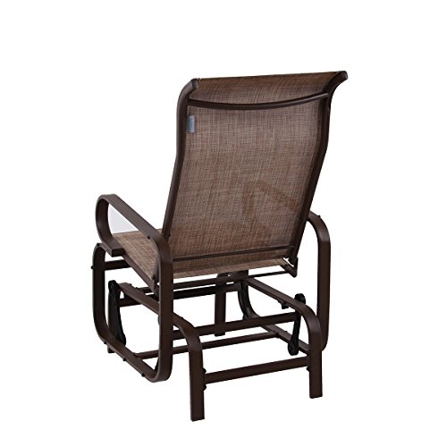 PHI VILLA Swing Glider Chair Patio Rocking Chair Garden Furniture