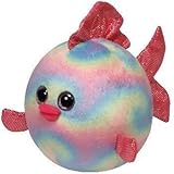 Ty Beanie Ballz Rainbow Fish Medium Plush