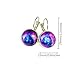 CHOP MALL European Blue Galaxy Time Stone Drop Earring(1 Pair)