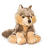 Wildlife Tree 10 Inch Stuffed Wolf Plush Floppy Animal Kingdom Collection