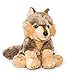 Wildlife Tree 12 Inch Stuffed Wolf Floppy Plush Animal Kingdom Collection