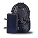 Waterproof Outdoor Solar Backpack, Solar Charger Travel Backpack With 6.5 Watts Solar Panel Charging for Mobile Phones, Tablet and Cameras (Black)