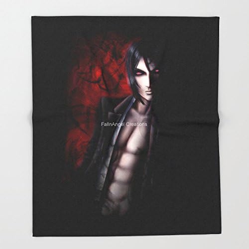 Super Soft Black Butler Throw Blanket, Devil's Day, 3 Sizes Available (68" x 80")