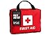 Deluxe All-Purpose First Aid Kit – 210 Pieces – Lightweight Red Fabric Case with Zipper – Easily Portable for Home, Travel, Car, Outdoors, Survival or Emergency and Medical Preparedness