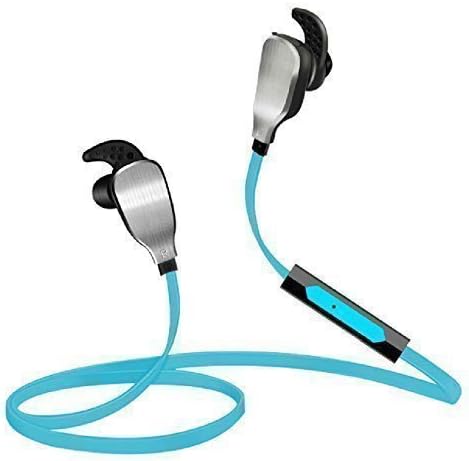 Sport Bluetooth Headphone,Mostfeel Cobra Wireless Bluetooth 4.0 Headphone In-Ear Noise Cancelling Built-in HD Stereo Headphone with Microphone for iPhone,Ipad,Samsung,Nexus 6p,HTC,LG,(Blue)