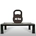 2 Lb. Depot Monitor Stand, Printer Stand with Adjustable 3 Heights Riser, 15.5 x 11.5 Inches, Black Plastic