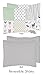 Sweet Jojo Designs Coral, Mint and Grey Woodsy Deer Girls 3 Piece Full/Queen Bedding Set