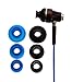 Symphonized NRG Premium Genuine Wood in-Ear Noise-isolating Headphones|Earbuds|Earphones with Microphone - Midnight Blue