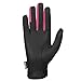 Mashfa Ladies Horse Riding Gloves Women Equestrian Outdoor Breathable Stretchable Riding Gloves 1 Year Warranty!! (Black, M)