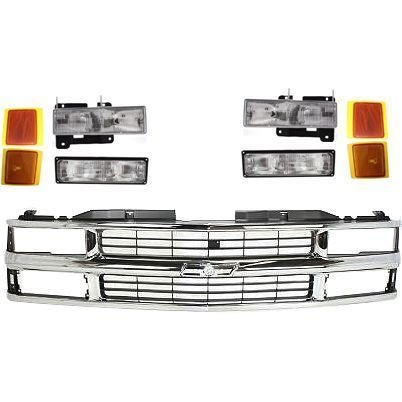 Click Here to See More Images Diften 114-C0331-X01 - New Auto Body Repair Kit Front Chevy Suburban Chevrolet Tahoe C1500 Truck K1500