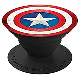 PopSockets: Collapsible Grip & Stand for Phones and Tablets - Captain America Shield Icon