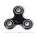 Cool Black Tri-Spinner Fidget Toy Smooth Surface Finish Ultra Durable Non-3D printed