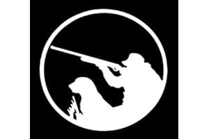 SixtyTwo24 Duck Hunter Sticker- 5'' Decal {White}- Hunting Dog, Mallard, Duck Blind, Duck Call Hunter, Huntin, Hunting Sticker SIX792W