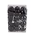Sumen 24-Pack 30mm Christmas Tree Ball Bauble Hanging Home Party Decor (Black)