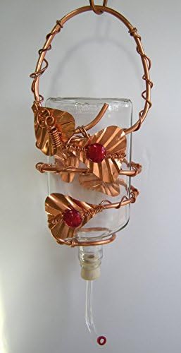 Vintage Glass Flask to Feed Hummers