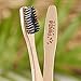 Panda Bambu’s Premium Quality Bamboo Toothbrush | Natural Soft Plant-Based Bristles | Ergonomic Moso Bamboo Handle | 100% Sustainable Packaging | Toothbrush for Adults and Teenagers | Pack of 4