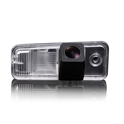 HD CCD Sensor Vehicle 170 Wide Angle Night Vision Rear View Reversing Camera Trunk Handle Camera for Hyundai Santafe SUV/Grangeur (TG) Sedan/Azera/ix25 ix45 (No.8225 (1 Screw Hole))