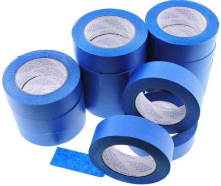 14 Rolls Premium 1.5" in x 60 yd USA PRO Grade Professional Blue Painters Tape Masking Trim Edge Quick Clean Release Easy Removal NO RESIDUE (36MM x 55M 1.42 inch)