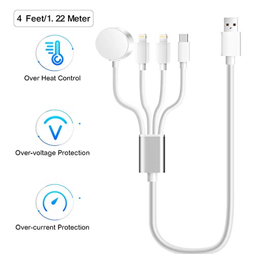 iwatch Charger 3 in 1 Cable car Charging Compatible USB Typec iPhone