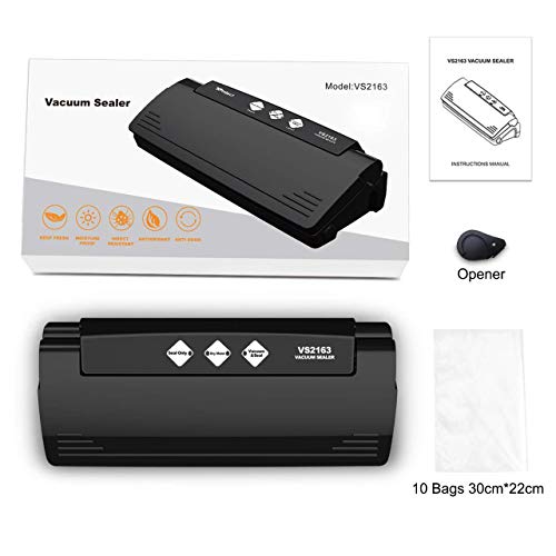 Vacuum Sealer Machine Multifunction Automatic Sealing System with 10 Sealing Bags, Multi-use Vacuum Sealing Packing System, Dry and Moist Mode for Food Savers and Sous Vide - Thumbnail 6