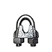 Wire Rope Clamp 1/4 inch 12 Pack Zinc Plated - Wire Rope Clip - Cable Clamps - Yardware etcetera