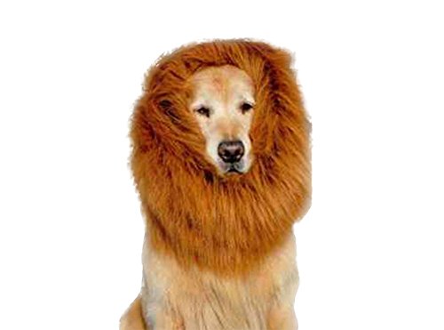 Daisy1993 Large Pet Dog Lion Wigs Mane Hair Halloween Festival Party Fancy Clothes Costume