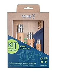 Opinel 5 piezas Nomad Kit de utensilios de acampad