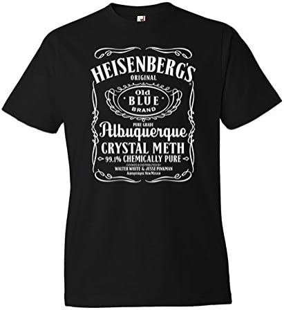 Breaking Bad TV Show "Jack Daniels" Logo Screen Printed T-shirt (Medium, Black)
