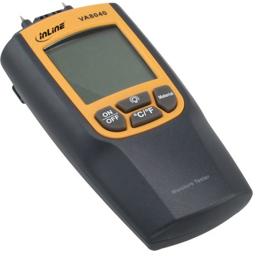InLine® 43113 Humidity Meter Hygrometer and Wood Moisture Meter Amazon