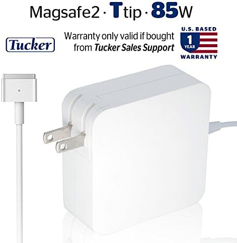 Macbook Pro Charger, 85W Power Adapter Magsafe 2 Style Connector - Tucker TM - Replacement Charger for Apple Mac Book Pro 13 inch/15 inch/17inch…