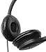 SmithOutlet 200 Pack Low Cost Headphones in Bulk | Model SG-313-200 | Wired 3.5 MM Jack Connectivity | Black Leatherette Cushions | for Schools, Classrooms, Students, Libraries