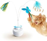 Migipaws Interactive Cat Toy Butterfly & Feather Kitten Toy with Auto Spinning view 5