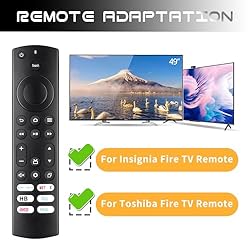 Replacement Remote Control for Insignia Smart TV