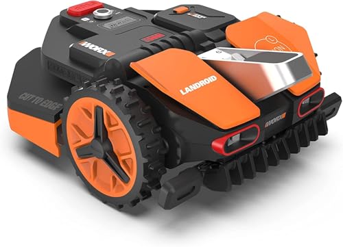 WORX Landroid Vision L1600 WR216E.1 Robotic Lawnmower for Gardens up to 1600 m², Intelligent Robotic Lawnmower Without Limit Cable, WiFi and Bluetooth, Active Obstacle Avoidance with AI Technology,