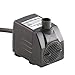 Tiger Pumps 120GPH Submersible Water Pump, Pond Pump, Aquarium Pump, Fish Tank Pump, Fountain Pump with 120 GPH Pump Excellent Powerheads for Aquariums Hydroponics Air Pump with 6 Feet Power Cord