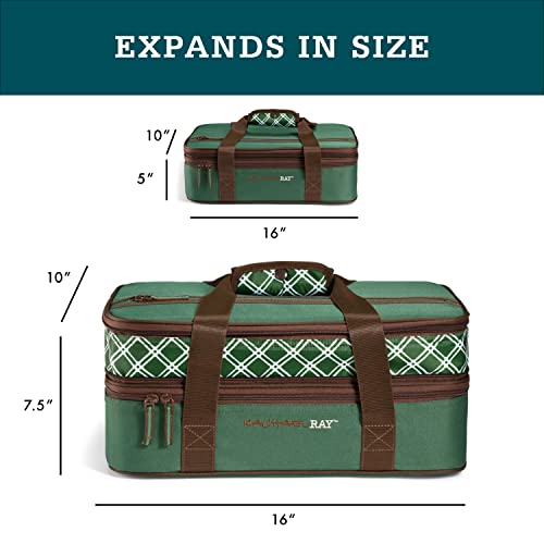 Rachael Ray Expandable Lasagna Lugger, Insulated Casserole Carrier