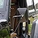 Seven Sparta Doors Off Mirrors for Jeep Wrangler JK, JKU, JL,JLU 2007-2018, 2020 Gladiator Including Rubicon, Sahara, Sport, Shake-Proof Side View Wrangler Quick Release Mirrors Black, 2 Pack
