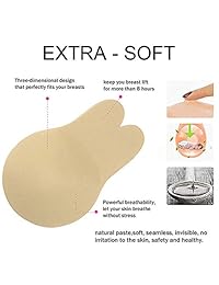 Las damaes levantan las cubiertas de los pezones Sujetador invisible autoadhesivo reutilizable Sujetador sin tirantes sin respaldo Sujetador adhesivo