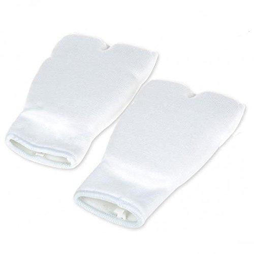 C&C Products 1 Pair Elasticated Karate Sparring Punching Gloves White L