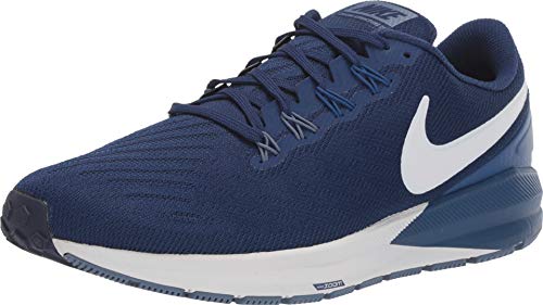 Nike Men's Air Zoom Structure 22 Running Shoe Blue Void/Vast Grey/Gym Blue Size 11 M US