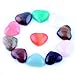 Heart Stone Cabochon Love Chakra Crystal Beads Gemstone CAB Healing 15pcs 18mm Crystal Quartz Stone Random Color Wholesale for Jewelry Making(No Holes)