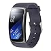 Feskio for Samsung Gear Fit2 PRO / Fit2 SM-R360 Replacement Watch Band Strap, Soft Silicone Wristband Straps Sport Band Bracelet for Samsung Gear Fit2 Pro and Fit 2 SM-R360 Smartwatch