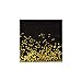 Party Chic Black and Gold Party Supplies Disposable Napkins Gold Dot Confetti Paper Napkins for Birthday Anniversary New Years Graduation Wedding Christmas 3-Ply 50 Pack