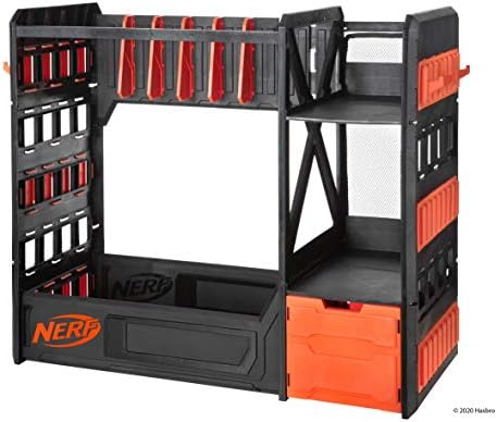 nerf elite blaster rack amazon