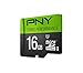 PNY Turbo Performance 16GB High Speed MicroSDHC Class 10 UHS-I, U1 up to 90MB/sec Flash Card (P-SDU16GU190G-GE)