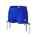 FIRM ABS Women's Sexy Yoga Booty Pilates Terry Running Shorts for Tennis Blue S